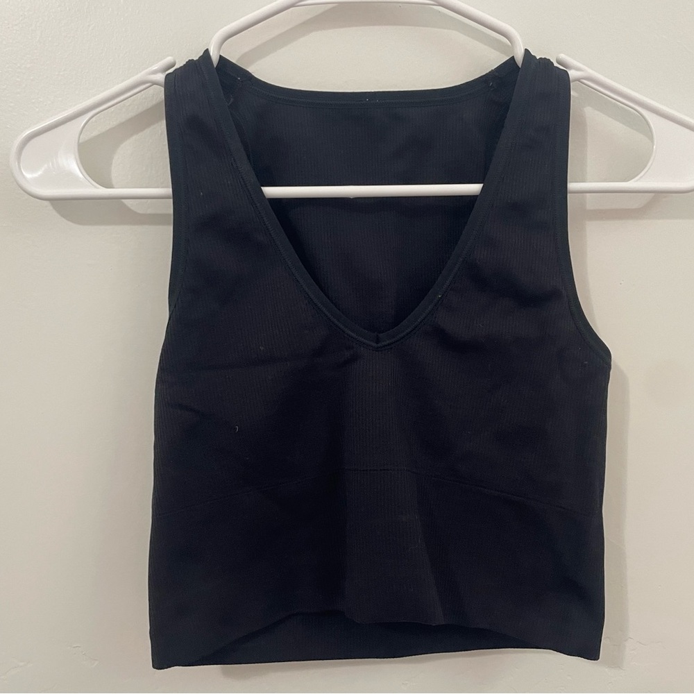 Athleta Aurora Seamless Crop Rib Tank